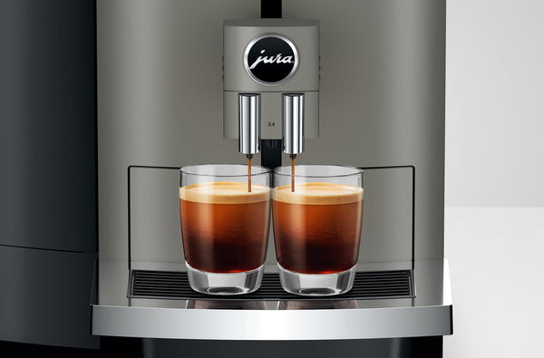 JURA X4 Dark Inox (EA) avec café offert d'une valeur de 65 €