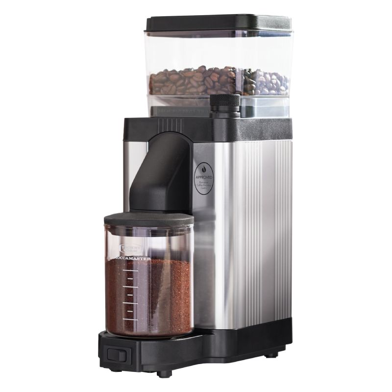 Moccamaster KM5 Coffee Grinder – Polished Silver