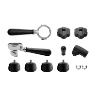 Lelit Upgrade Kit for Bianca – Wooden Handles with Portafilter – Black