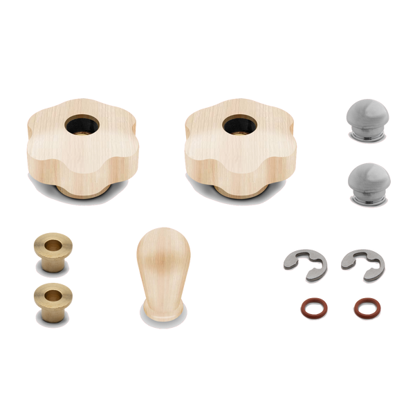 Lelit Upgrade Kit for Mara X – Wooden Handles – Black