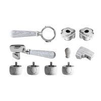 Lelit Upgrade Kit for Bianca – Wooden Handles with Portafilter – White Ash
