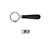 Lelit58 Bottomless Portafilter – 58 mm – Black