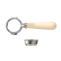 Lelit58 Bottomless Portafilter – 58 mm – Maple