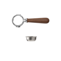Lelit58 Bottomless Portafilter – 58 mm – Walnut