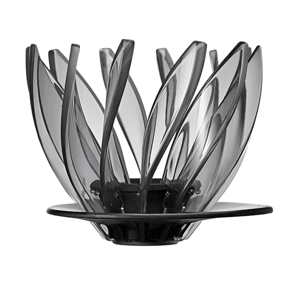 Dripper Hario V60 Suiren, noir transparent