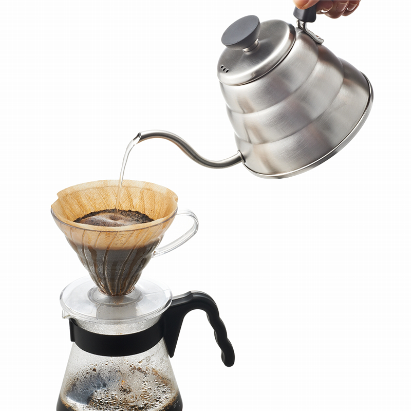Hario V60 Buono Drip Kettle 600 ml, silver