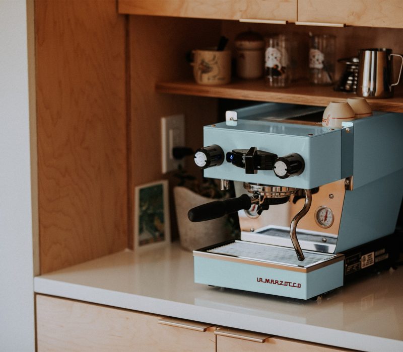 La Marzocco Linea Micra - Bleu avec cadeau gratuit d'une valeur de 130 €