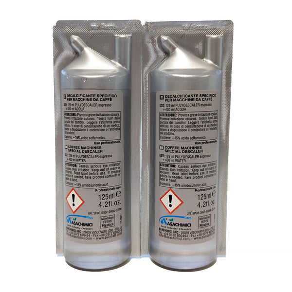 Lelit liquid descaler, 2 single-dose bottles