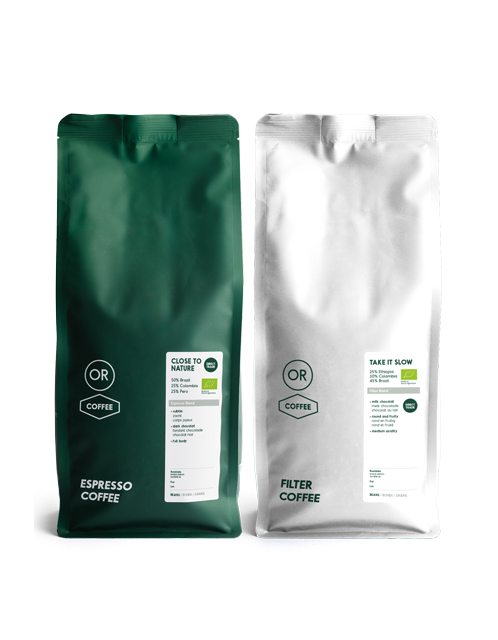 Mélanges de café biologique de spécialité