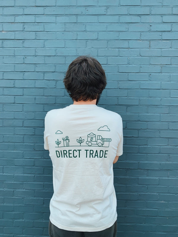 T-shirt OR – Coton brut blanc imprimé