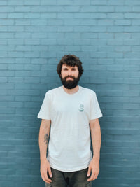 T-shirt OR – Coton brut blanc imprimé