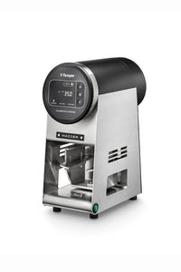 Mazzer T-Tamper automatic tamper, black, three-quarter view